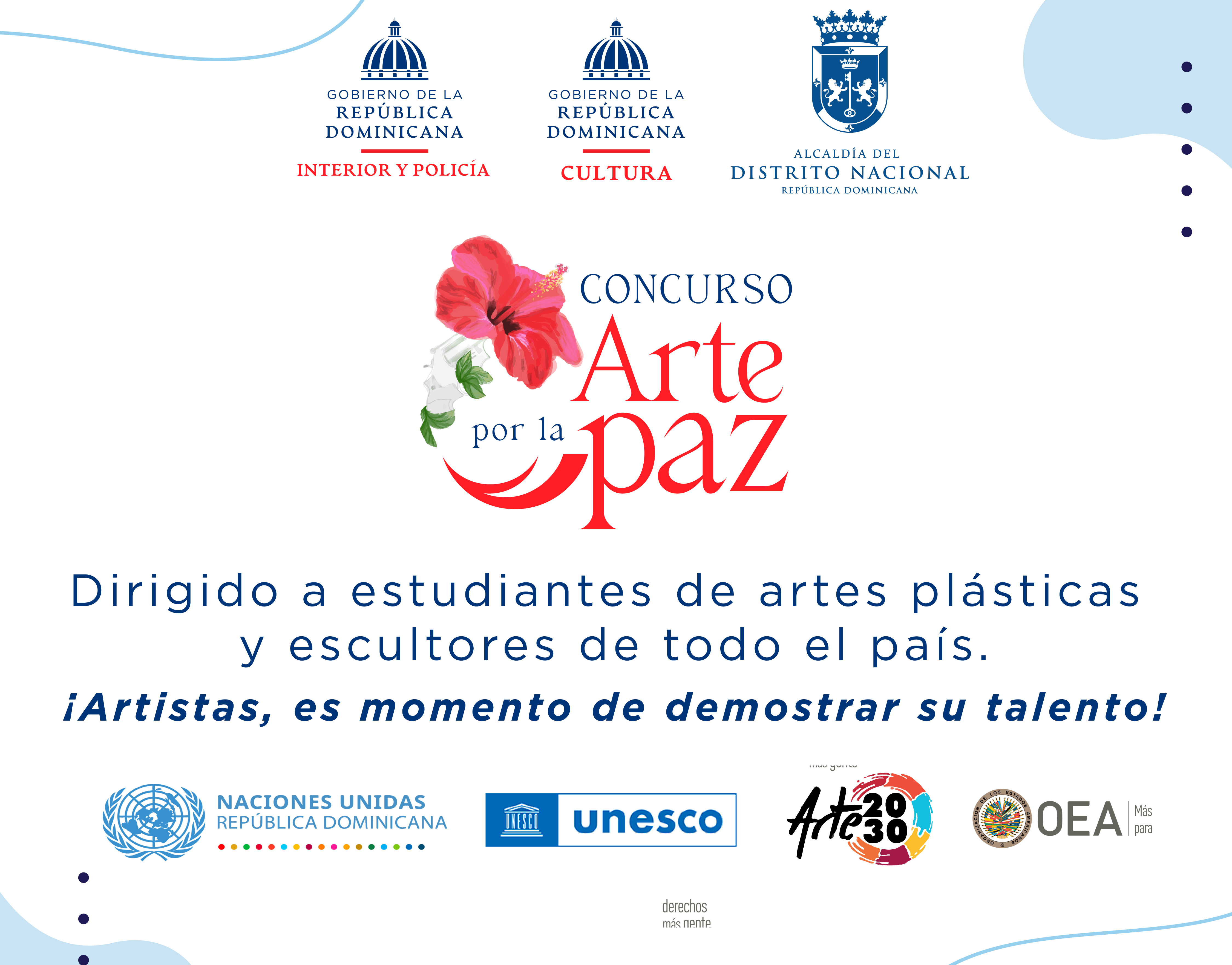 Concurso "Arte por la Paz" convoca artistas del país a presentar propuestas