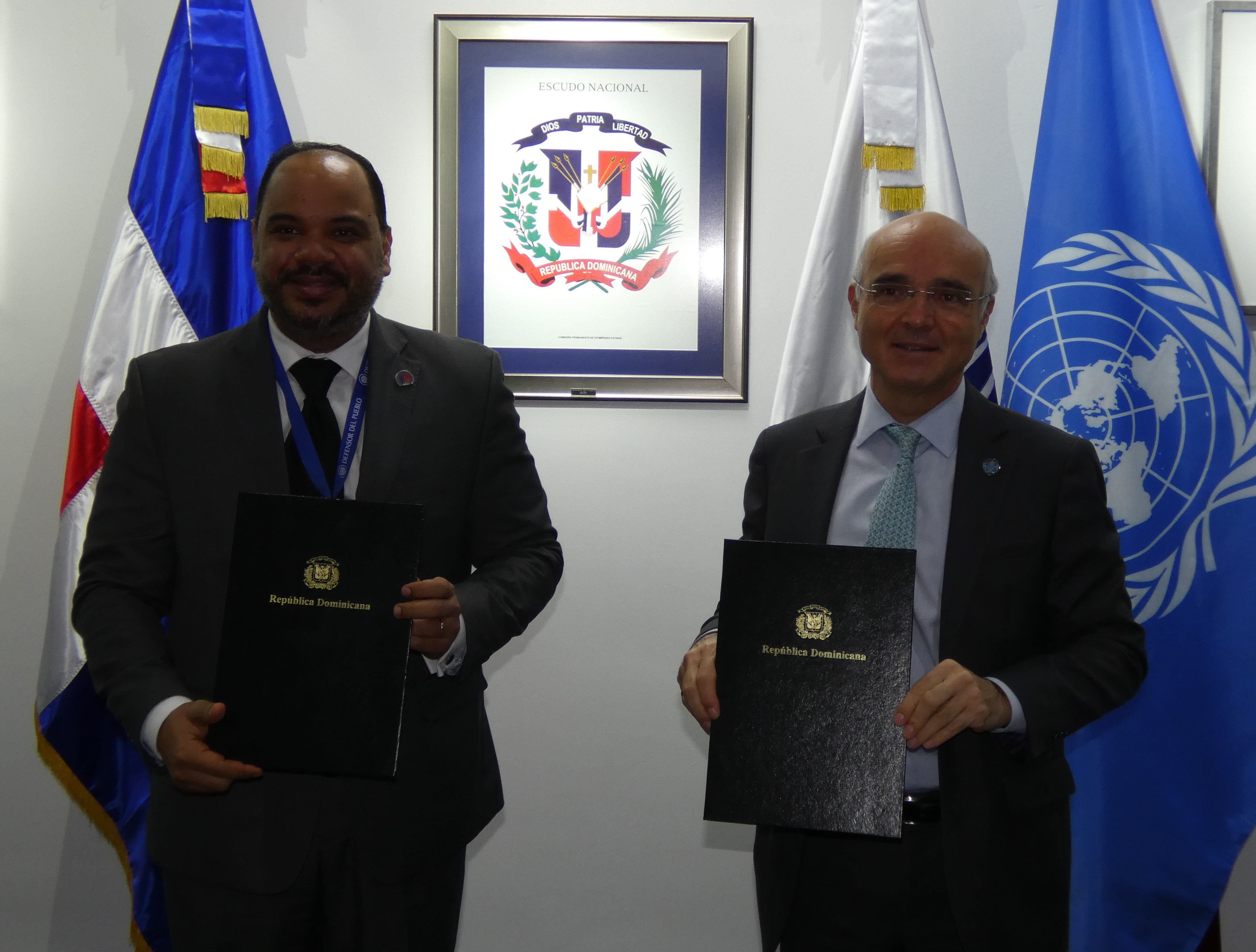 Sistema de las Naciones Unidas y el Defensor del Pueblo de la República Dominicana firman Memorándum de Entendimiento. 