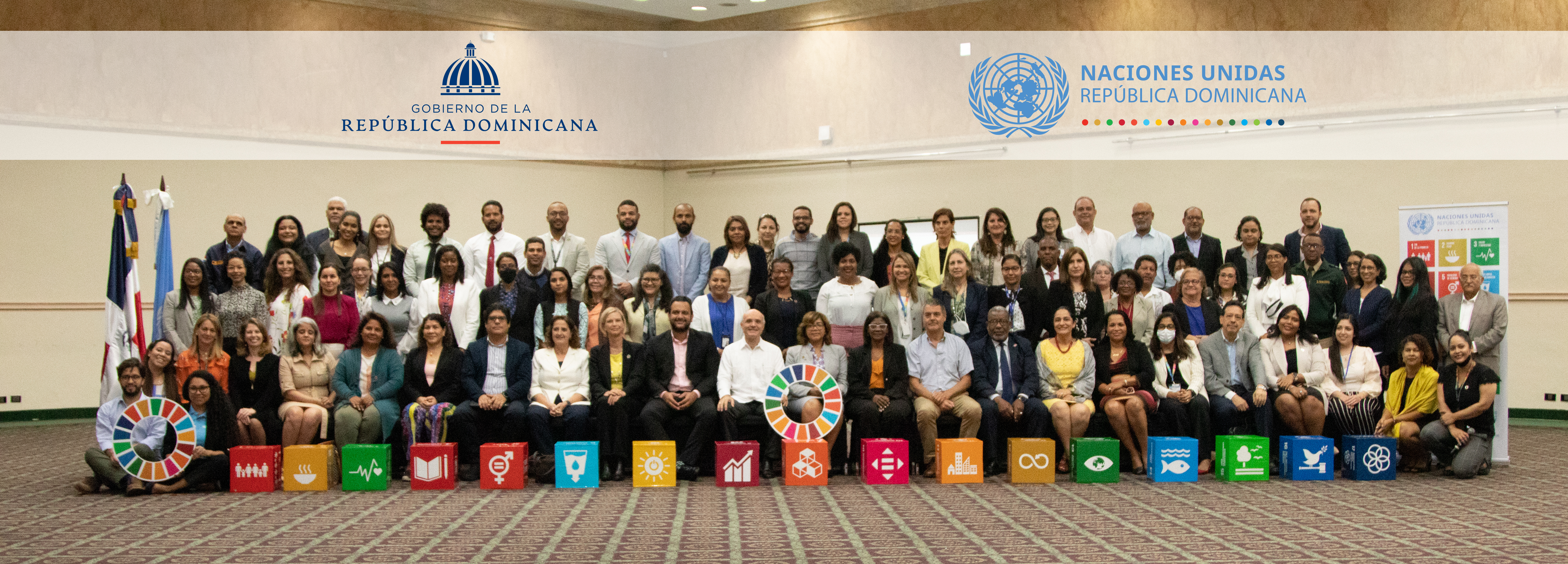 Foto oficial del taller Gobierno dominicano y ONU Marco de Cooperación