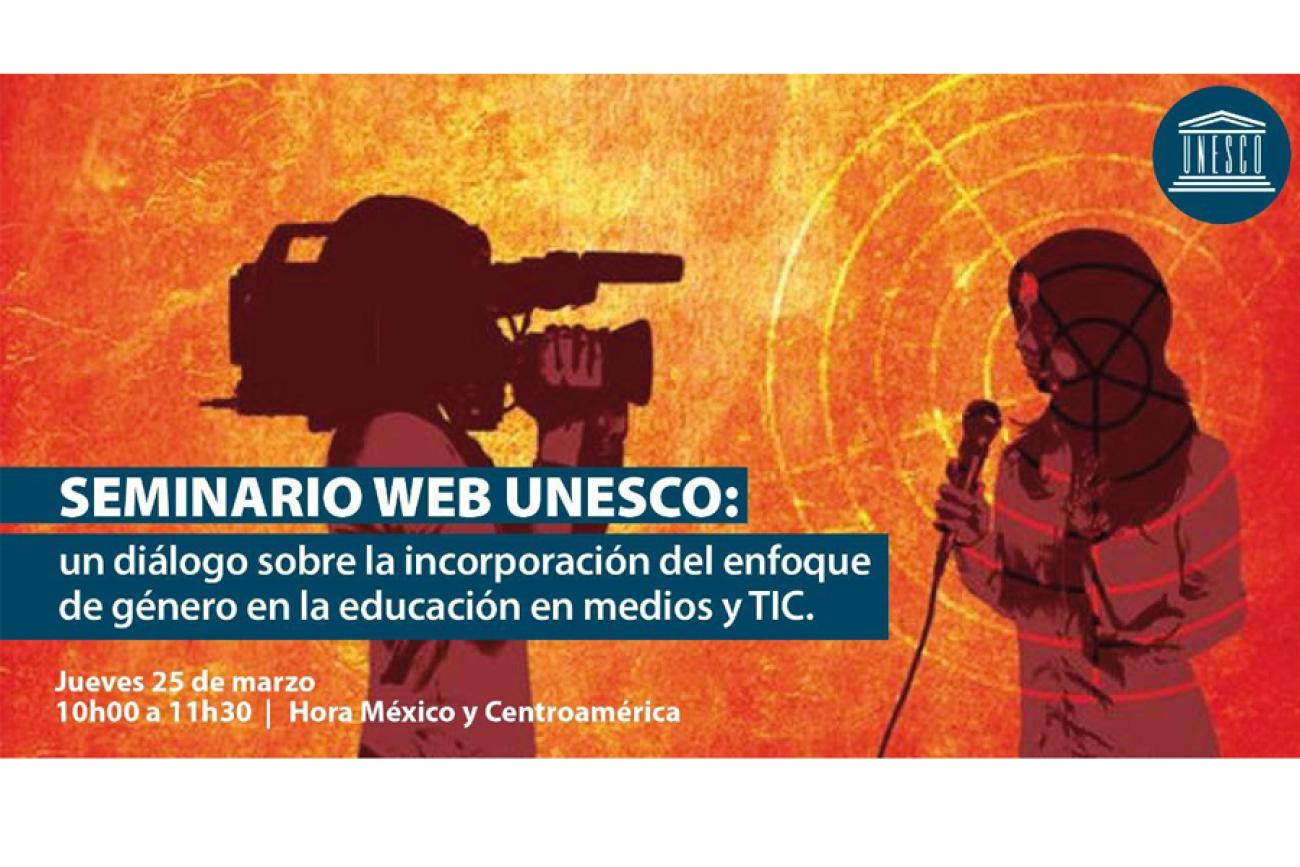 Seminario web UNESCO mes de la mujer