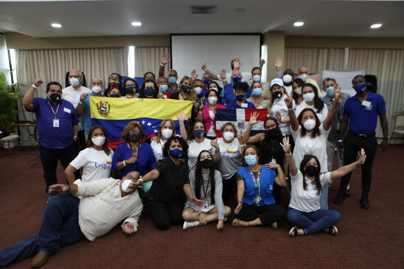 Miembros de las organizaciones venezolanas y de la Plataforma R4V