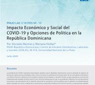 Impacto Económico y Social del COVID-19 y Opciones de Política en la República Dominicana