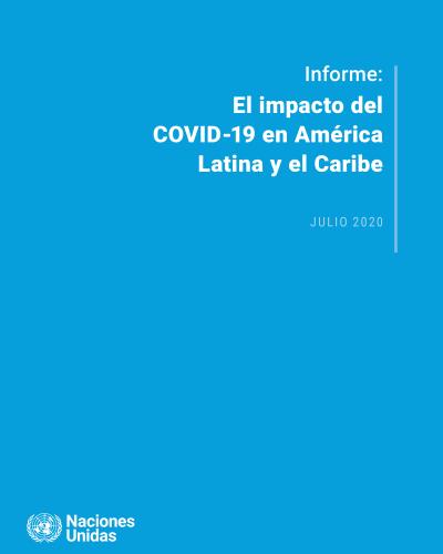 Portada Informe COVID América Latina y Caribe