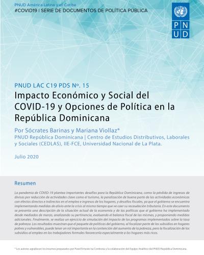 Impacto Económico y Social del COVID-19 y Opciones de Política en la República Dominicana