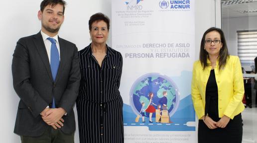 Dra. Flor Rojas (INM) y Daniela Balseca (ACNUR), Febrero 2020